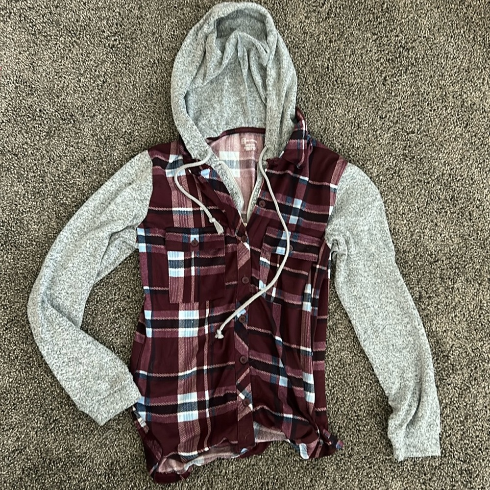 Plaid top